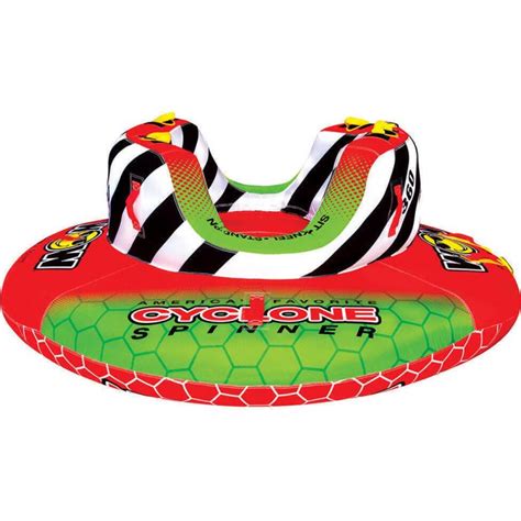 WOW Sports Cyclone Spinner Towable Tube for Boating.